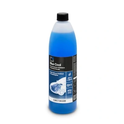 Immagine di ERRECOM Blue Cool, Liquido Radiatore Blu 20C/+106C, antigelo G11 con Pacchetto inibitore Nap Free, Pronto all’Uso, 1 Litro