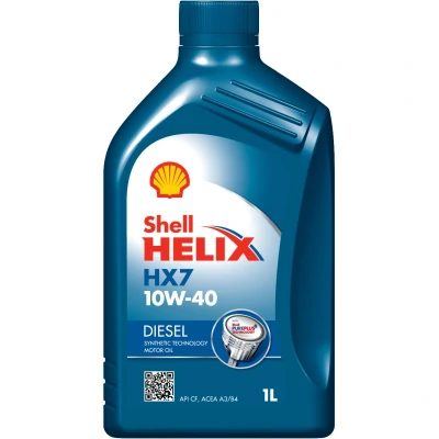Immagine di Olio motore SHELL Helix Diesel HX7 10W40, 1L