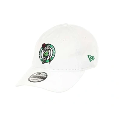 Immagine di New Era Boston Celtics NBA Team White 9Twenty Unstructured Strapback cap One Size