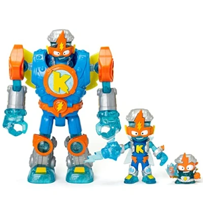 Immagine di SUPERTHINGS Superbot Kazoom Power Robot articolato con accessori da combattimento, 1 Kid esclusivo e SuperThing