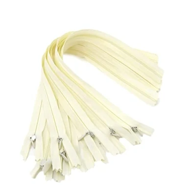 Immagine di LEDUC Trimz Zip Invisibile RVNAVN3, Nylon, Crema, 60 cm