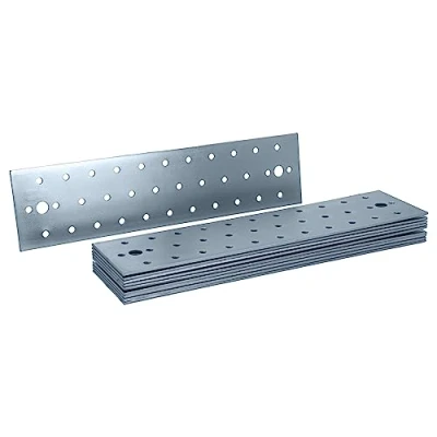 Immagine di HELPMATE 12 Connettori piatti 60 x 240 mm in legno galvanizzato e passivato blu Piastra di collegamento con eccellente anticorrosione, stabile durevole Montaggio semplice