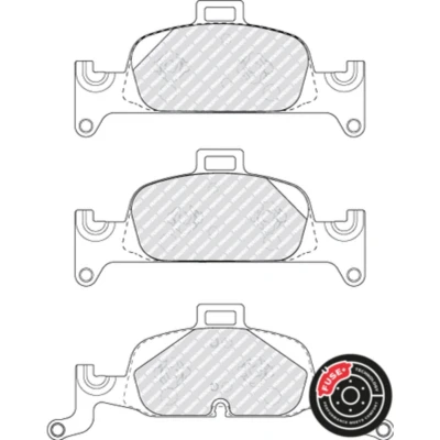 Immagine di FERODO FDB5101 Kit pastiglie freno Predisposto per contatto segnalazione usura senza accessori AUDI: A6 C8 Avant, A4 B9 Q5