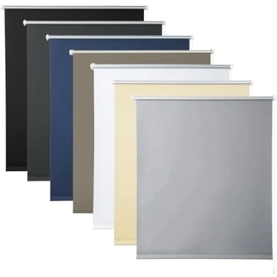 Immagine di WOLTU Tenda a rullo per Interni, Oscurante Klemmfix senza Fori 60x120 cm Grigio, Avvolgibile Protezione Solare con Morsetti e Catene Finestre Porte