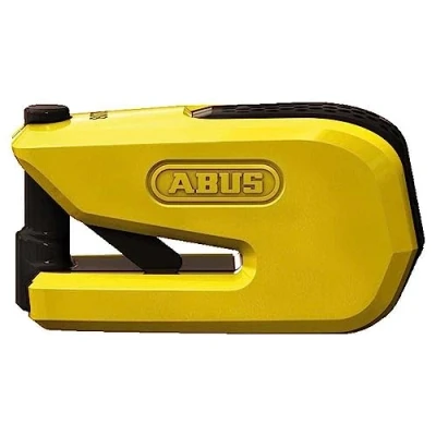 Immagine di ABUS Lucchetto a Disco in Granito Detecto SmartX 8078 2.0 per motociclette Serratura Intelligente Moto con Allarme da 100 Db Funzionamento Tramite App Livello di Sicurezza 18 Giallo