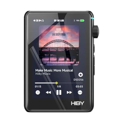 Immagine di HiBy Lettore mp3 R3 II con Bluetooth 5.1 MQA DSD PCM Supporta Tidal Qobuz Hi Res Audio 4.4mmBAL 2TB Extended Memory (versione 2025)