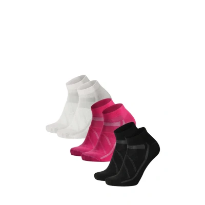 Immagine di DANISH ENDURANCE Calze da Ciclismo Corte, Traspiranti, Calzini per Bici, MTB e Spinning, Uomo Donna, 3 Paia Multicolore (1xBianco, 1xRosa, 1xNero) 39 42
