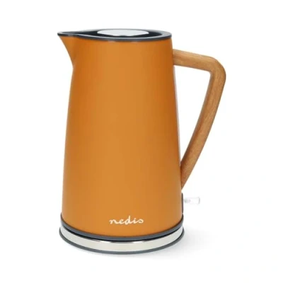 Immagine di Bollitore elettrico 1,7 l Soft Touch Arancione Rotazione di 360 gradi Elemento riscaldante nascosto Strix Controller Boil dry protection