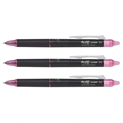 Immagine di PILOT Set di 3 penne roller FRIXION POINT CLICKER, rosa