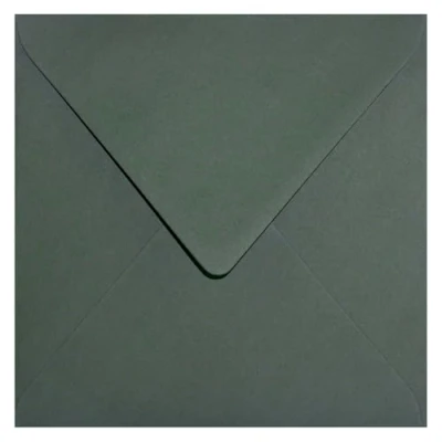 Immagine di Netuno 100 buste lettere colorate quadrate verde alga 153 x mm 120g Keaykolour Sequoia decorative carta riciclata per inviti compleanno battesimo partecipazioni matrimonio