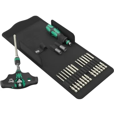 Immagine di Wera Kraftform Kompakt 400 RA SHK Set 1 05136072001 Kit inserti 19 parti Croce Phillips, Pozidriv, Brugola interna