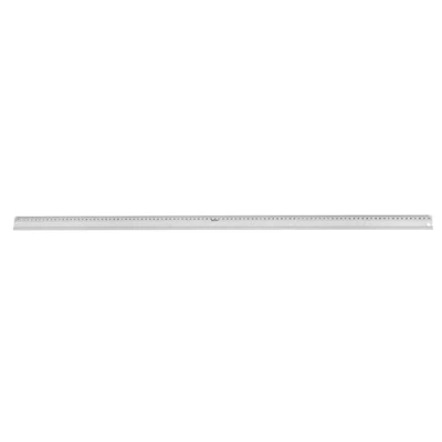Immagine di Westcott righello in alluminio, 100 cm, con scala da taglio antiscivolo bordo dell&#039;inchiostro E foro di sospensione, argento, 10199 00