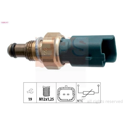 Immagine di FACET 7.3317 Sensore, Temperatura refrigerante Made in Italy OE Equivalent CITROËN: C5 III Station Wagon, Jumpy II MPV, PEUGEOT: 5008 I