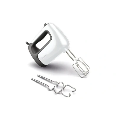 Immagine di Moulinex HM462110 Prep&#039;Mix Sbattitore, Potenza di 500 W, Fruste e Ganci per Impastare in Acciaio Inossidabile, 5 Velocità, Impostazione Turbo, Accessorio Mixer a Immersione