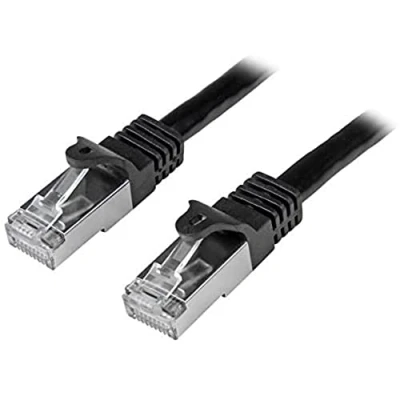 Immagine di Startech.Com Cavo di Rete Cat6 Ethernet Gigabit, Patch Rj45 Sftp da 3 M, Nero