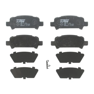 Immagine di TRW COTEC GDB3223 Kit pastiglie freno con segnalatore acustico usura accessori SUBARU: Forester II, Impreza II Sedan, Legacy 4