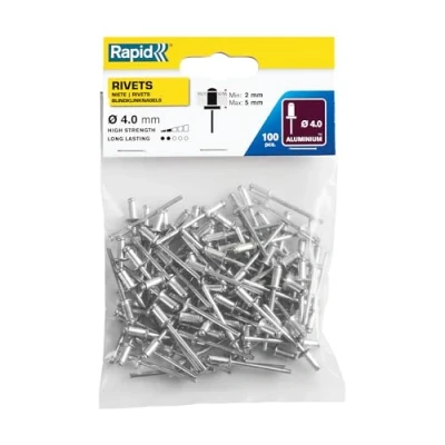 Immagine di Rapid 5000378 Rivetti Standard Ø4x8 mm, Acciaio