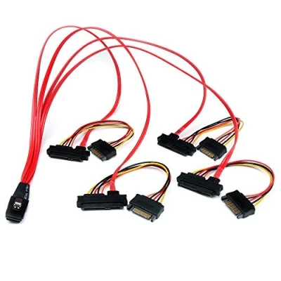 Immagine di Startech.Com Cavo Mini Sas Scsi Seriale Collegato 50 Cm, da Sff 8087 a 4X 8482