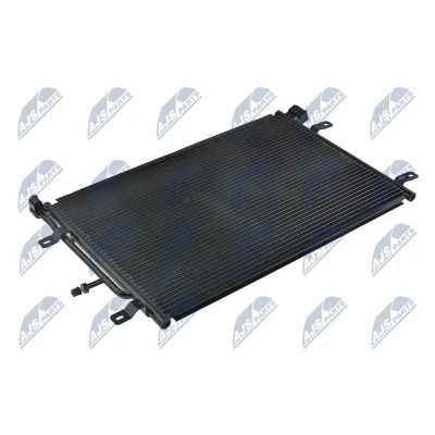 Immagine di NTY CCS AU 011 Condensatore senza essiccatore Alluminio 605 AUDI: A4 B7 Avant, B6 Sedan