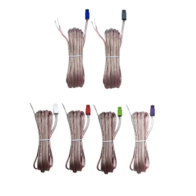 Immagine di Cavo per altoparlanti 6x Pcs Red Gray Speaker Sound Wires Cords Cables Compatible With Sony Home Cinema Theater System