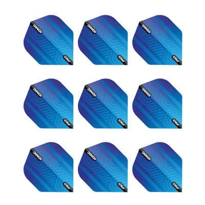 Immagine di RED DRAGON Hardcore Ionic Blue Dart Flights 3 Sets per Pack (9 in Total)