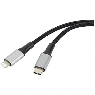 Immagine di Renkforce USB C®, Apple Lightning cavo [1x Spina C 2.0 1x Dock Apple] 2.00 m Rivestimento del in materiale riciclato, Schermatura a