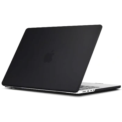 Immagine di TECOOL Custodia MacBook PRO 14 Pollici 2023 2021 A2992 A2918 A2779 A2442 con M3 M2 M1 PRO/Max, Case Cover Rigida in Plastica Sottile, Nero