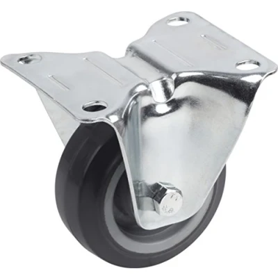 Immagine di Metafranc 803400 Rotella in Gomma Piena, Diametro, 105 x 80 mm, Cuscinetto a rulli, Grigio, Ø mm