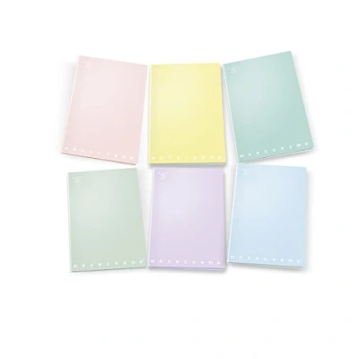 Immagine di Pigna Monocromo Pastel 02282120C, Quaderno formato A4, Rigatura 0C, righe per 4 e 5 elementare, Carta 80g/mq, Pacco da 10 Pezzi