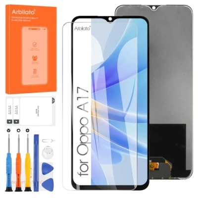 Immagine di Arbilato Schermo per Oppo A17/A57/A57S/A77S LCD Display, CPH2477 CPH2385 CPH2387 CPH2473 Completo Touch Digitalizzatore Assemblato Vetro Sostituzione
