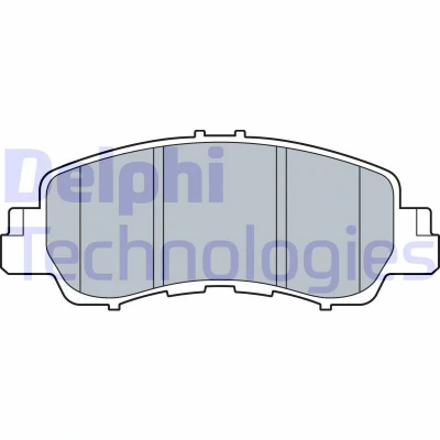 Immagine di DELPHI LP3571 Kit pastiglie freno con segnalatore acustico usura senza lamierino anticigolío accessori MITSUBISHI: Eclipse Cross