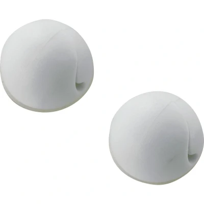 Immagine di Basetta di fissaggio autoadesivo Bianco Conrad Components 93014c612 MSWC 10WT 10 pz.