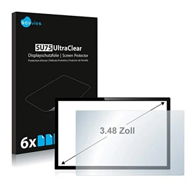 Immagine di savvies 3.5&quot; Pellicola Protettiva per PC touch panel con 3,48 Pollici (8.9 cm) [51.1 x 71.1 mm, 3:2] (6 Pezzi) Schermo Protettivo Ultra