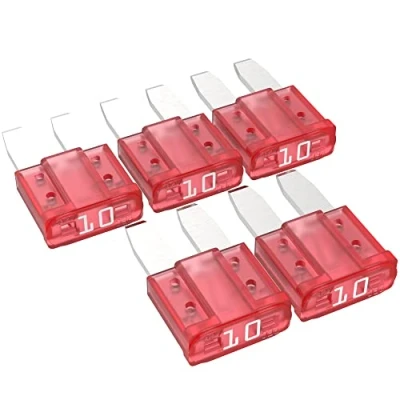 Immagine di AUPROTEC Micro 2 fusibili per auto A punto piatto MikrOTO II 5 30 selezione: 10 rosso, pezzi