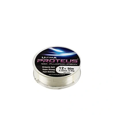 Immagine di Ultima Proteus, Lenza Rigida in fluorocarbonio Unisex Adulto, Trasparente, 0.30 mm 10.0 lb