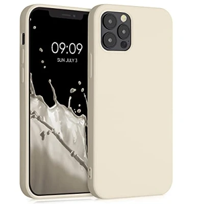Immagine di kwmobile Custodia Compatibile con Apple iPhone 12 / Pro Cover Back Case per Smartphone in Silicone TPU Protezione Gommata moon glow