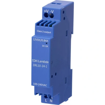 Immagine di TDK Lambda DRL10 12 1 Alimentatore per guida DIN V 0.84 A 10.08 W Contenuto pz.
