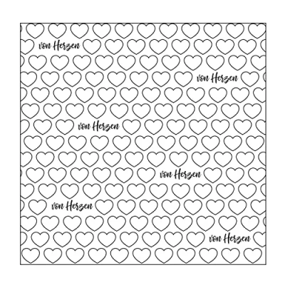 Immagine di Iris Ohyama on Herzen 2 o dal Cuore Modello di Goffratura, Carta, 15 x cm