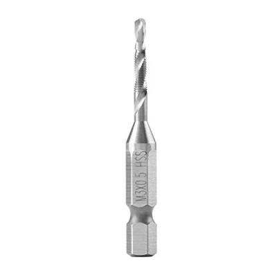 Immagine di Rubinetto esagonale M3 HSS punte per maschi Metrici, a coda 1/4&quot;