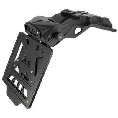 Immagine di Portatarga compatibile con Yamaha Tenere&#039; 700 2019 2024 nero Revolution Rtech Integra T7 Regolabile