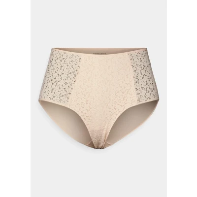 Immagine di Chantelle Norah HIGH Waisted Covering FULL Briefs Slip, Donna, Taglia: 44, Golden beige