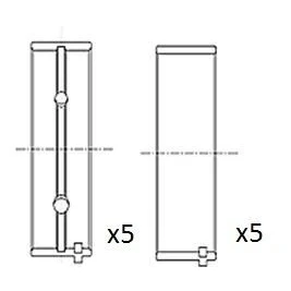 Immagine di FAI AutoParts BM1001 STD Cuscinetto albero a gomito