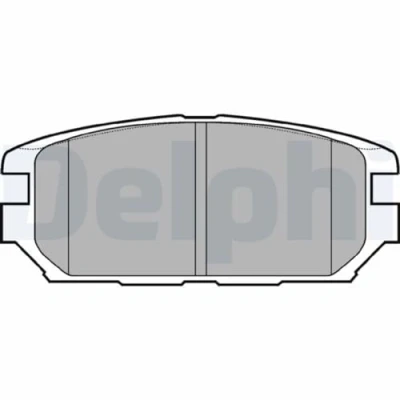 Immagine di DELPHI LP921 Kit pastiglie freno con segnalatore acustico usura lamierino anticigolío senza accessori MITSUBISHI: Lancer 7 Limousine