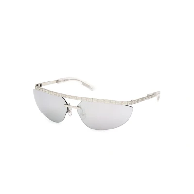 Immagine di GCDS Occhiali da sole Shiny palladium smoke mirror, Taglia: 71, mirror