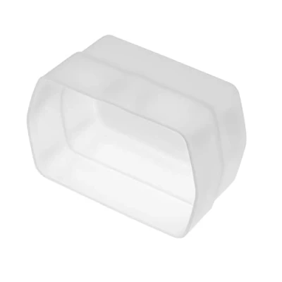 Immagine di vhbw diffusore per flash compatibile con Canon Speedlite 580EX II fotocamera reflex DSLR trasparente/bianco, in plastica