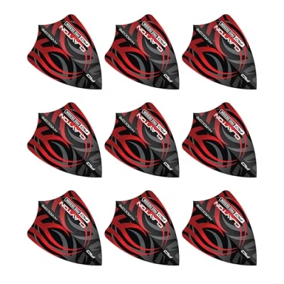 Immagine di RED DRAGON Hardcore Jonny Clayton Freestyle Dart Flights 3 set per confezione (9 freccette in totale)
