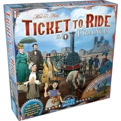 Immagine di Days of Wonder , Ticket to Ride France Board Game EXPANSION Ages 8+ For 2 5 players Average Playtime 30 60 Minutes