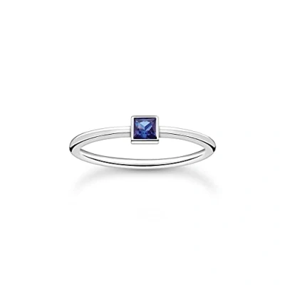 Immagine di Thomas Sabo anello da donna con pietra blu argento sterling 925 TR2395 699 32