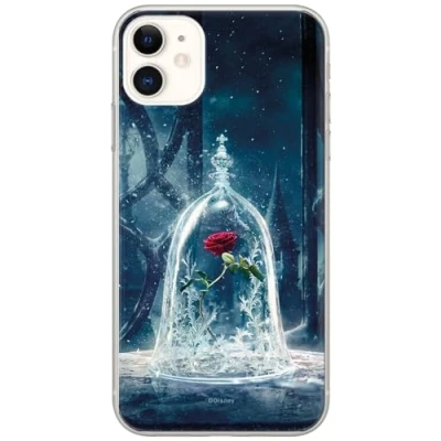 Immagine di Ert Group custodia per cellulare Apple Iphone 11 originale e con licenza ufficiale Disney, modello Beauty and the Beast 002 adattato in modo ottimale alla forma dello smartphone, TPU