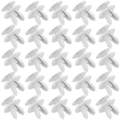 Immagine di 25 Pezzi Rivetti Plastica Auto,Plastica Rivetti,Clip Fissaggio Automatico,Rivetti Viti di Espansione Kit Sostituzione,per Pannelli Rivestimento Auto Pannello Paraurti Porta